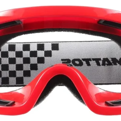Óculos Mattos Racing Vermelho Mx Trilha Moto - Lente Clean